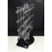 Plexiglass Acrylic 16-bar Bracelet Rotating Spinner Rack 15390